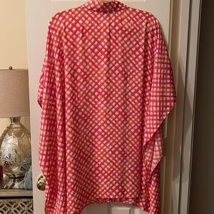 Tunic/coverup/dress ,all 3 in one .New polyester from recycled materials.